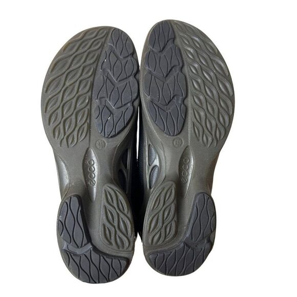 Ecco Mens BIOM Natural Motion Black Leather Sneakers Size 45 - Picture 4 of 5